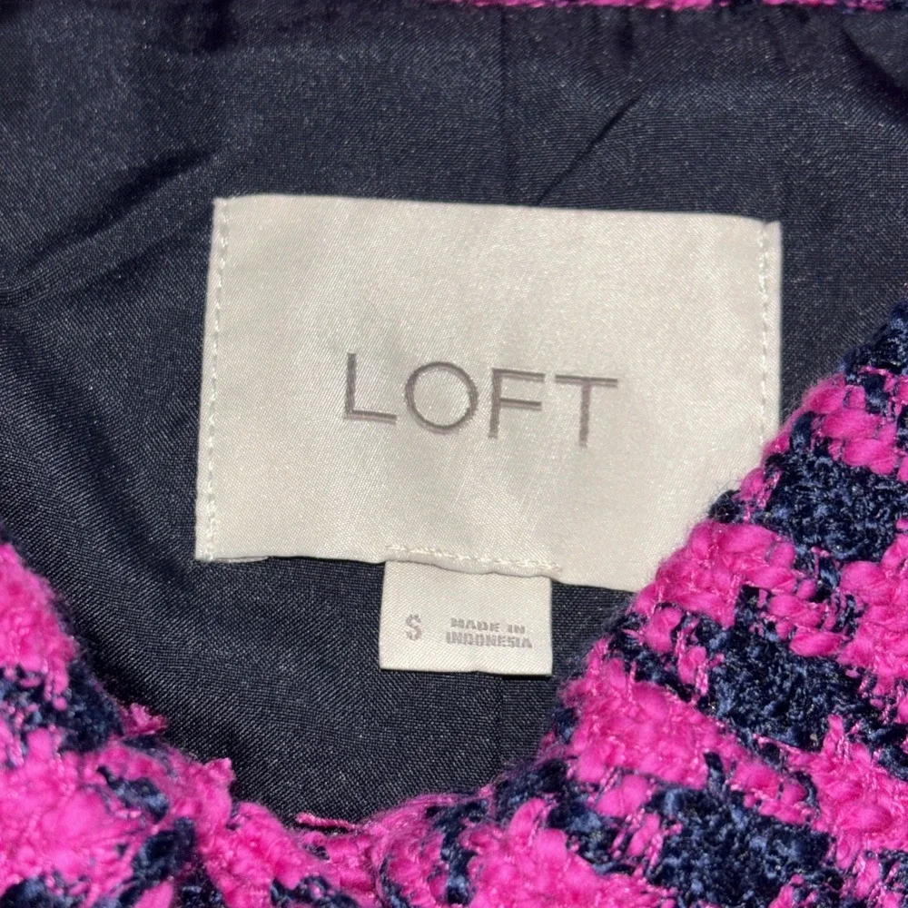 LOFT pink navy